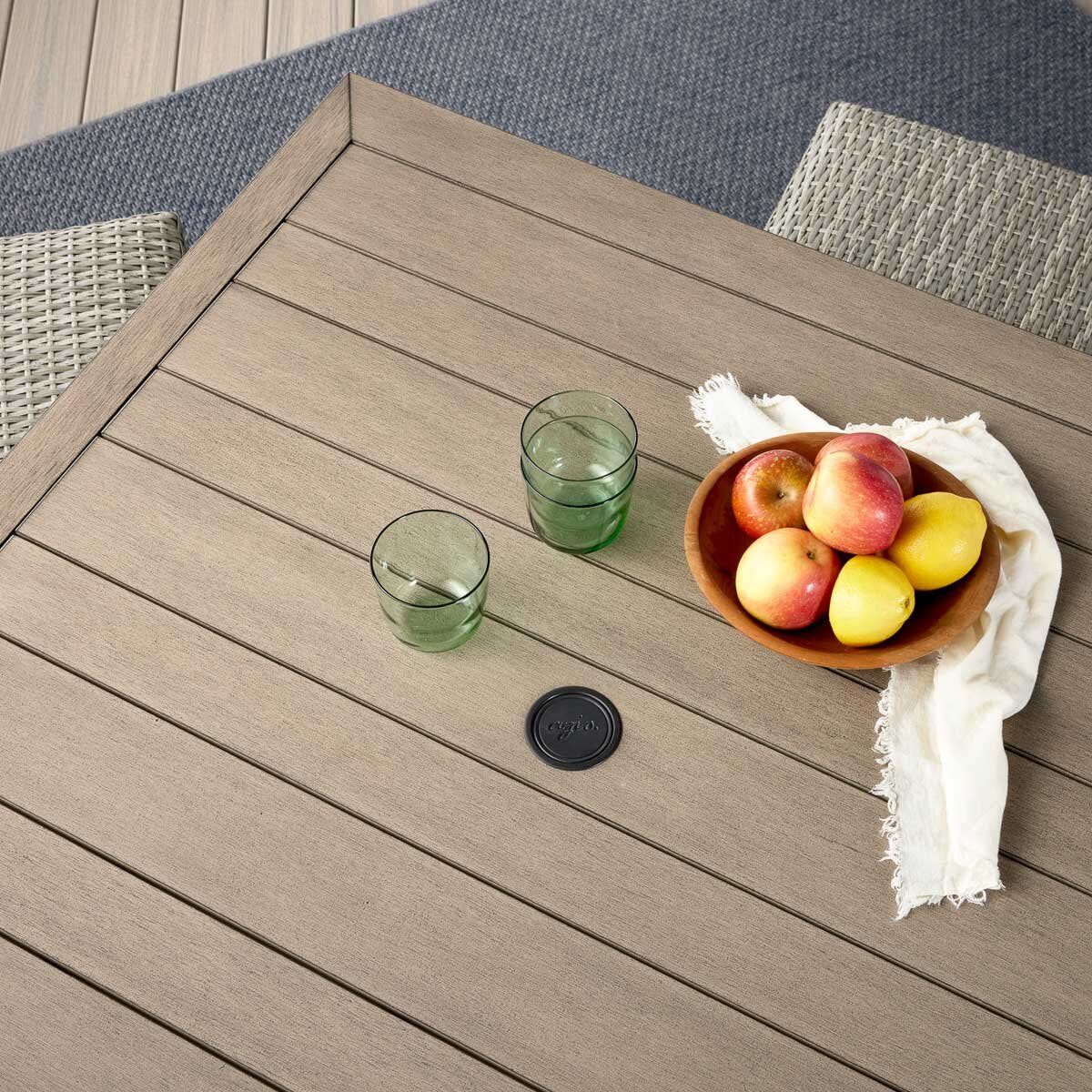 Agio Winlock 5 Piece Woven High Dining Set + Cover - McGrocer