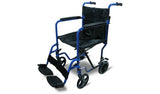 Aidapt Aluminium Compact Blue Transit Chair - McGrocer