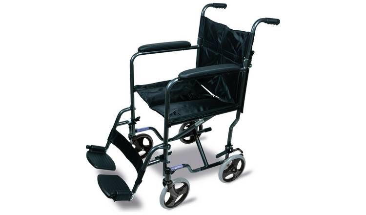 Aidapt Steel Compact Transport Wheelchair - McGrocer