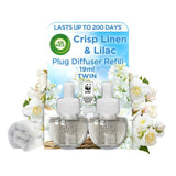 Airwick Crisp Linen & Lilac Plug In Twin Refill 2 x 19ml - McGrocer