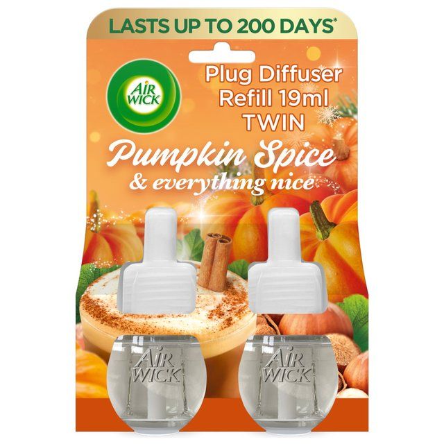 Airwick Liquid Electrical Pumpkin Spice & Everything Nice 2 x 19ml - McGrocer