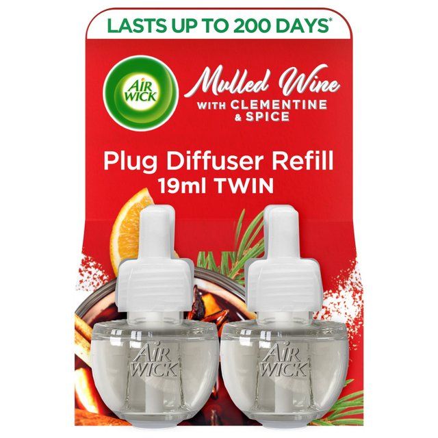Airwick Mulled Wine Plug In Twin Refill 2 x 19ml - McGrocer
