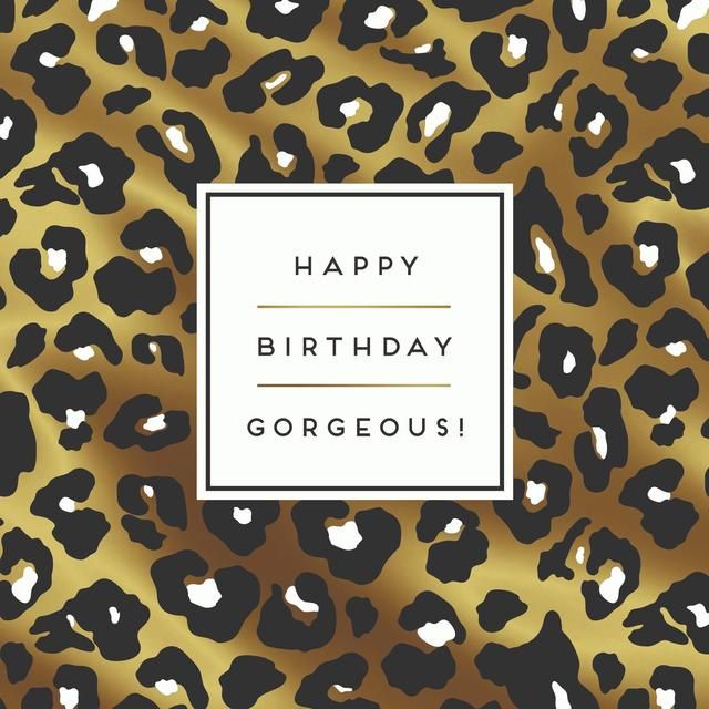 Alice Scott Leopard Print Birthday Card - McGrocer