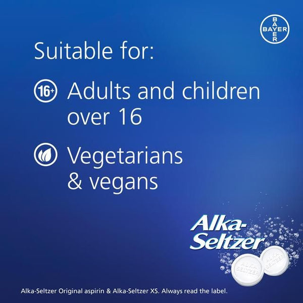 Alka Seltzer XS Extra Strong Pain Relief Effervescent Tablets 20 per pack