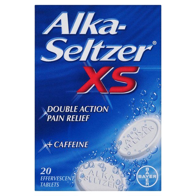 Alka Seltzer XS Extra Strong Pain Relief Effervescent Tablets 20 per pack - McGrocer