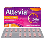 Allevia Hayfever Allergy Relief Tablets Fexofenadine   15 per pack - McGrocer
