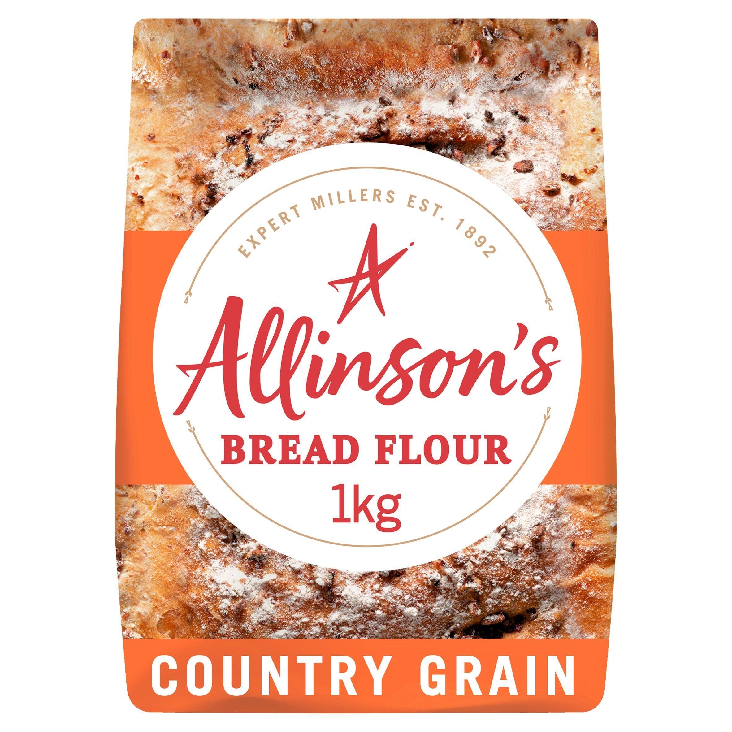 Allinson Country Grain Bread Flour 1kg - McGrocer
