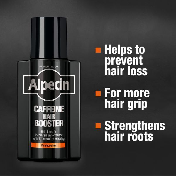 Alpecin Black Caffeine Hair Booster 2x 200ml - McGrocer