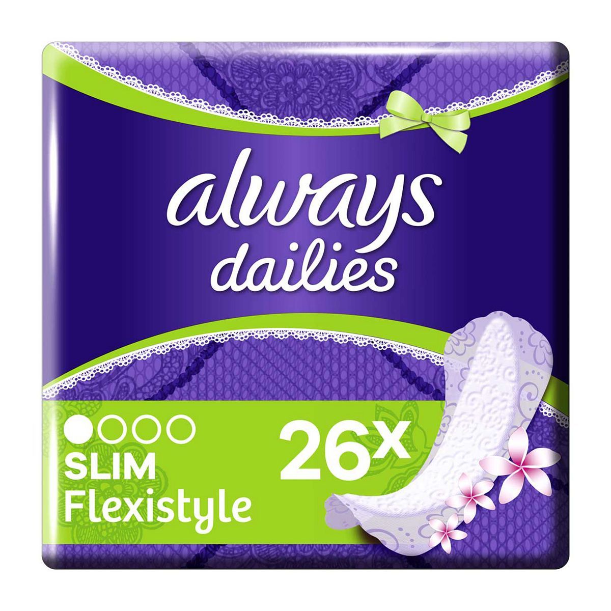 Always Dailies Flexistyle Slim Panty Liners Fresh x26 - McGrocer