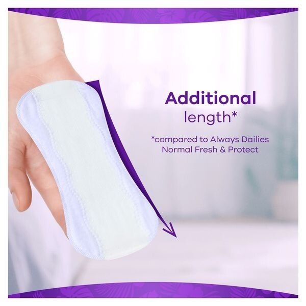 Always Dailies Panty Liners Long Plus Value Pack x48 - McGrocer