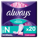 Always Dailies Singles Panty Liners Fresh x 20 - McGrocer