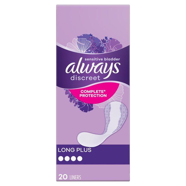 Always Discreet Incontinence Liners Plus 20 per pack - McGrocer