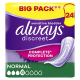Always Discreet Incontinence Pads Women Normal x24 - McGrocer
