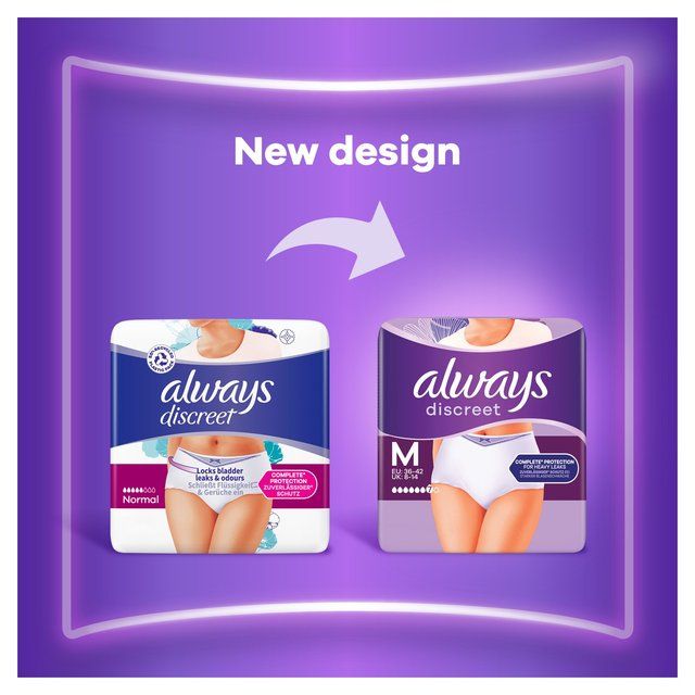 Always Discreet Incontinence Pants M 12 per pack - McGrocer