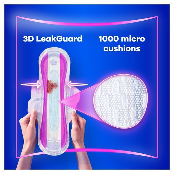 Always Platinum Day&Night Sanitary Towels With Wings 16 Pads - McGrocer