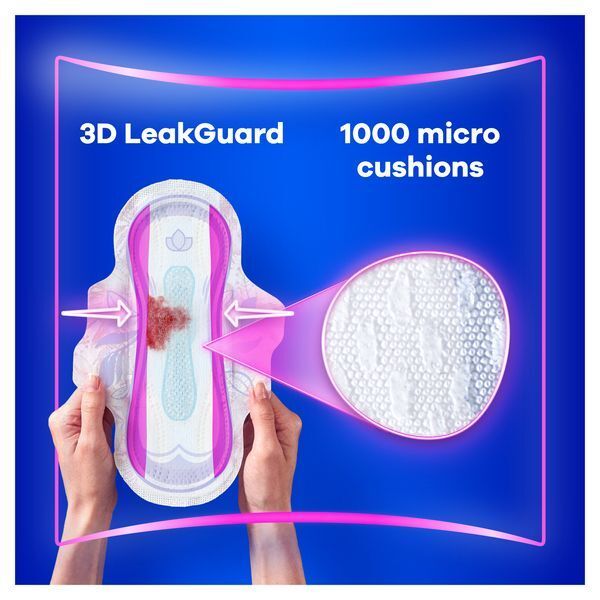 Always Platinum Long (Size 2) Pads Wings 20 Sanitary Towels - McGrocer