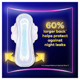 Always Platinum Sanitary Pads Secure Night (Size 4) Wings 7 per pack - McGrocer
