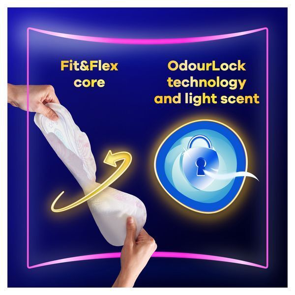 Always Platinum Secure Night (Size 4) Pads 7 Sanitary Towels - McGrocer