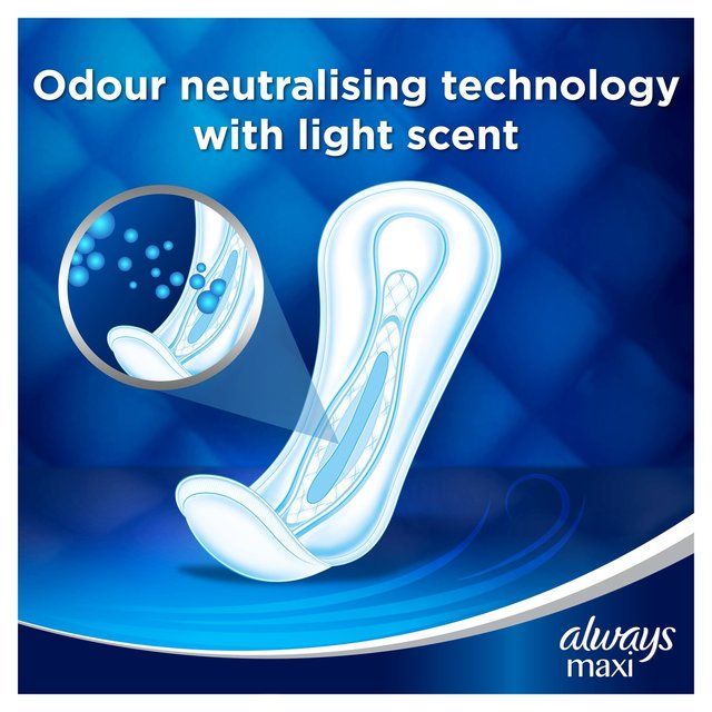 Always Sanitary Towels Maxi Night 9 per pack - McGrocer