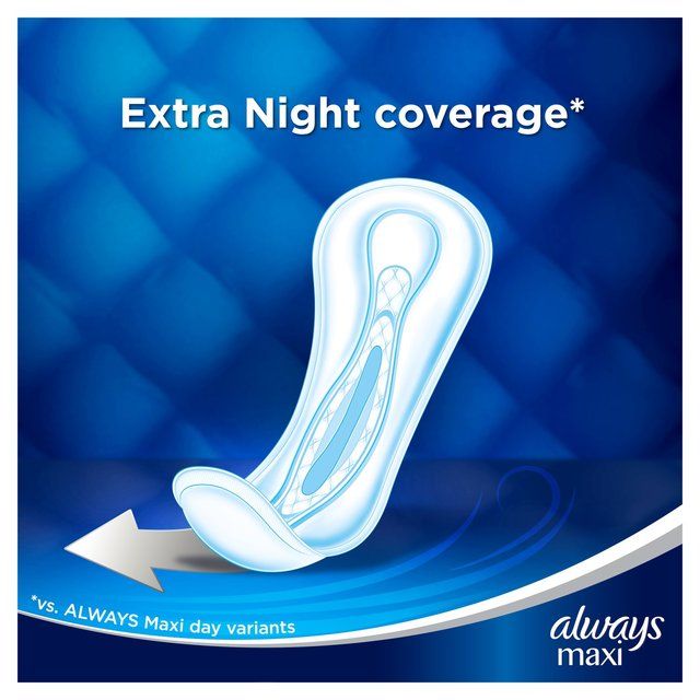 Always Sanitary Towels Maxi Night 9 per pack - McGrocer