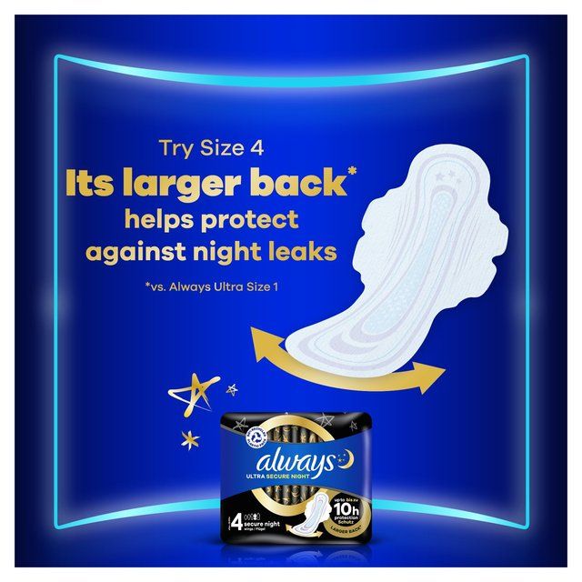 Always Sanitary Towels Ultra Normal (Size 1) Wings 2 x 13 per pack - McGrocer