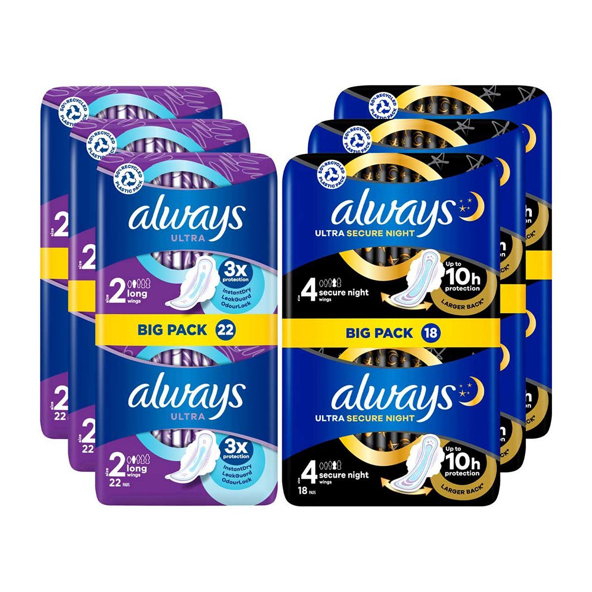 Always Ultra Long Plus + Secure Night Bundle - McGrocer