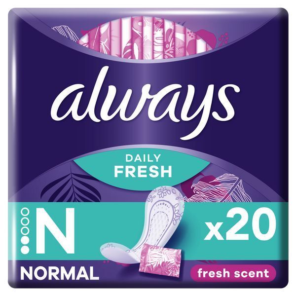 Always Daily Fresh Normal Wrapped Panty Liners x20 - McGrocer