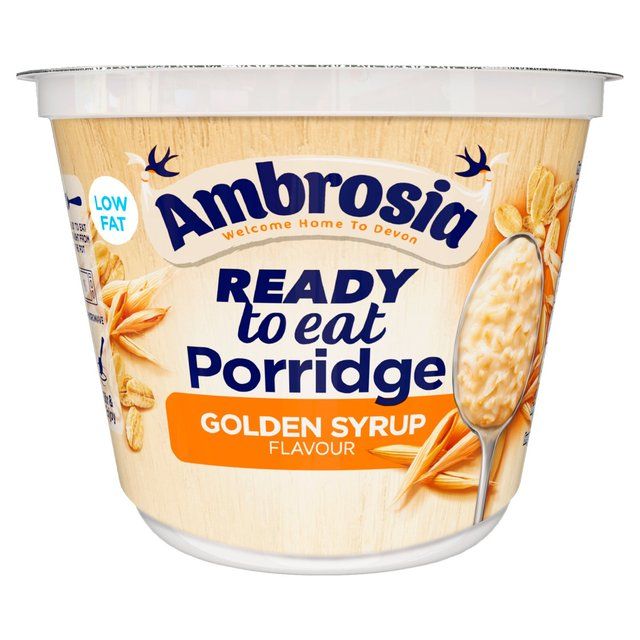 Ambrosia Ready to Eat Porridge Golden Syrup 210g - McGrocer