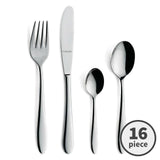 Amefa Modern  Stainless Steel  Cutlery Set   16 per pack - McGrocer