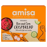 Amisa Organic Gluten Free Rice & Corn Crispbread 120g - McGrocer