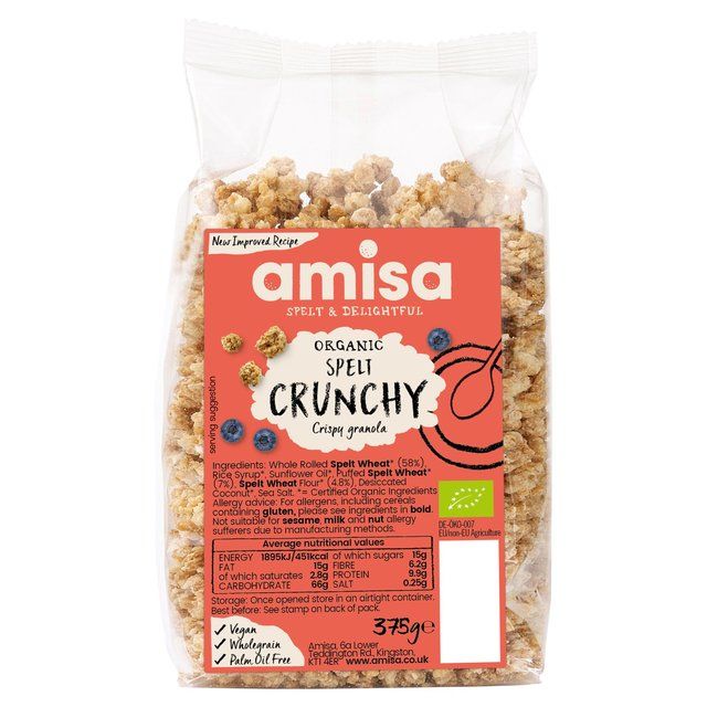 Amisa Organic Spelt Crunchy 375g - McGrocer