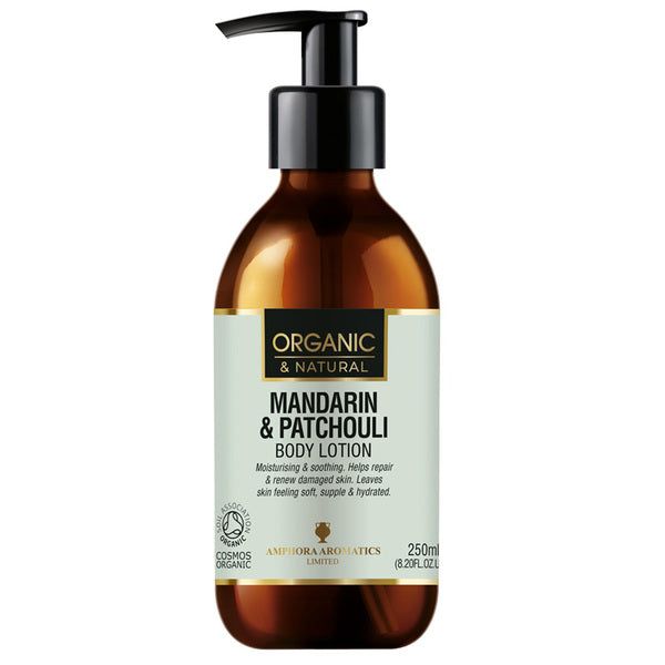 Amphora Aromatics Mandarin Body Lotion COSMOS Organic 250ml - McGrocer