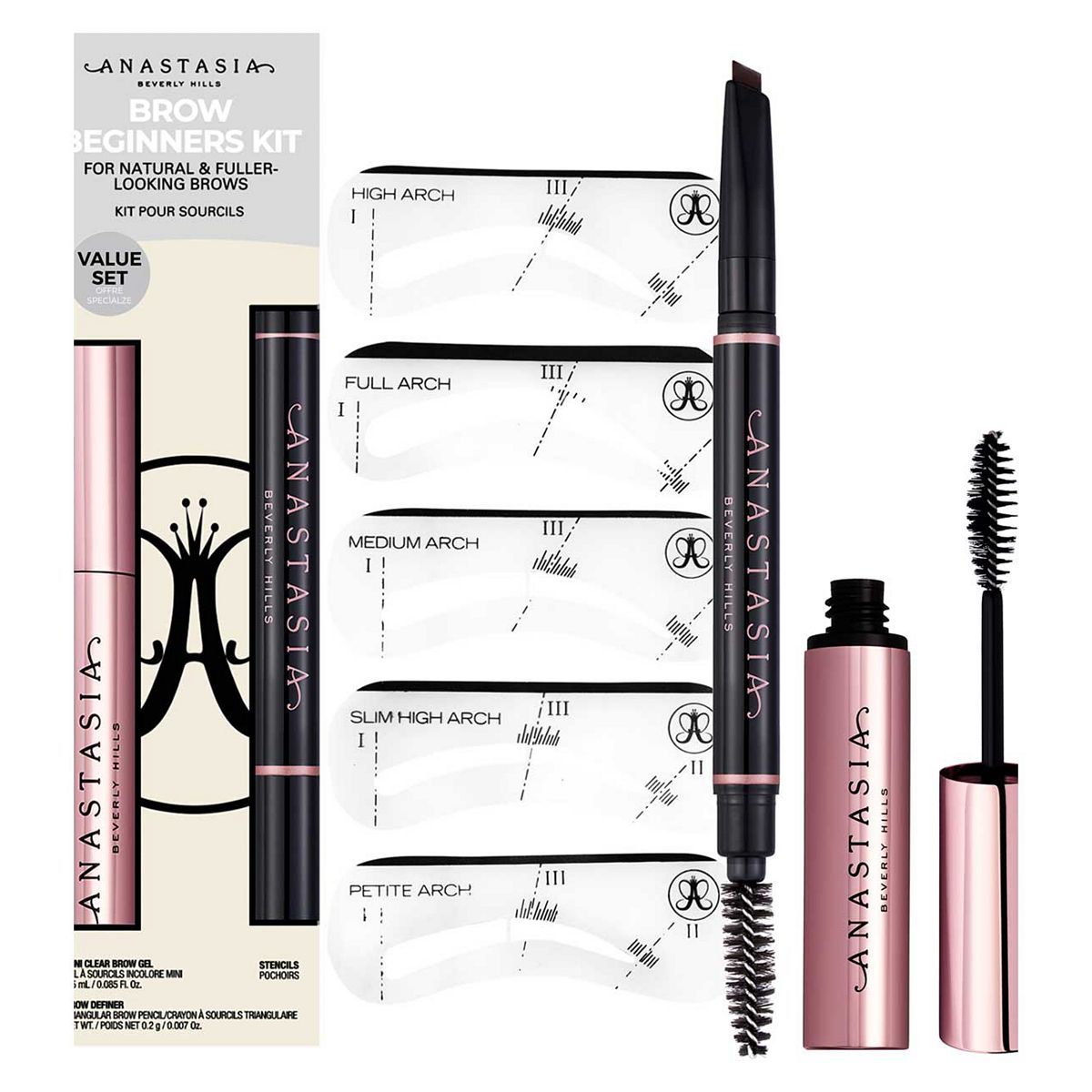 Anastasia Beverly Hills Brow Beginners Kit - Dark Brown - McGrocer