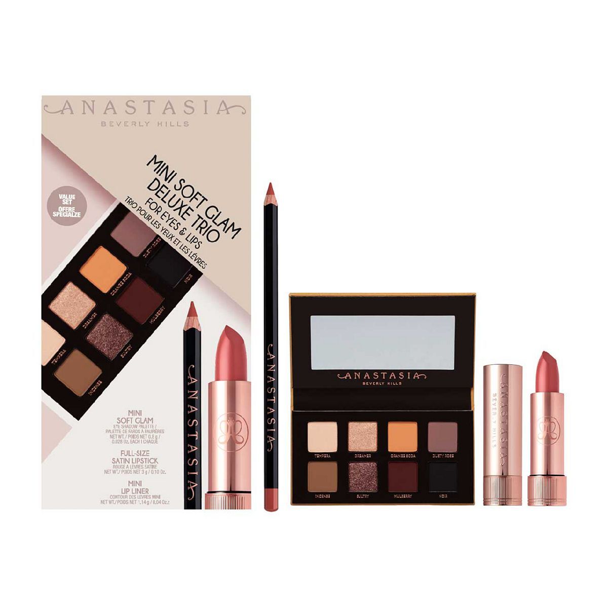 Anastasia Beverly Hills Mini Soft Glam Deluxe Trio - McGrocer