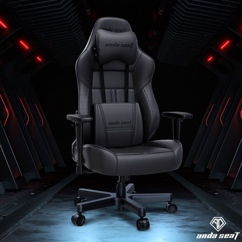 anda seaT Dark Demon Dragon Gaming Chair, Black - McGrocer
