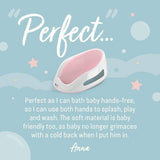 Angelcare Soft Touch baby bath support in pink, (British brand)