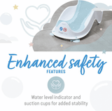Angelcare Soft Touch Mini Bath Support in Aqua, UK version