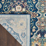 Ankara Blue Patterned Rug in 2 Sizes - McGrocer