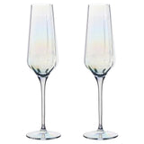 Anton Studio Designs Palazzo Flute Glasses Set of 2 300ml Lustre 2 per pack - McGrocer