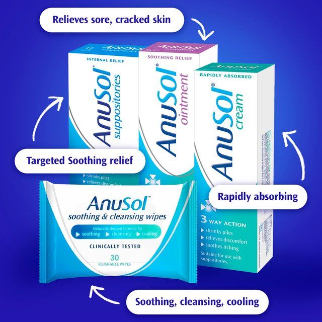 Anusol Soothing & Cleansing Wipes   30 per pack - McGrocer