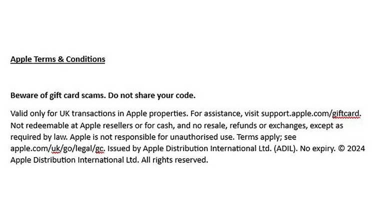 Apple 15 GBP Gift Card - McGrocer