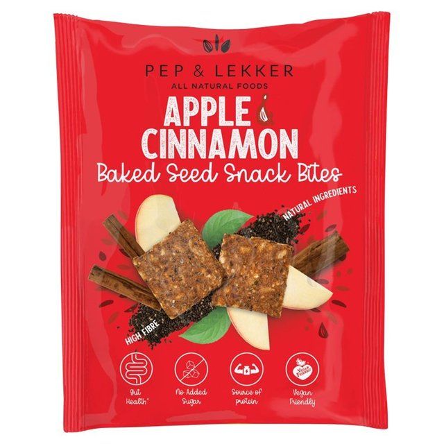 Apple & Cinnamon Baked Seed Prebiotic Snack Bites 30g - McGrocer