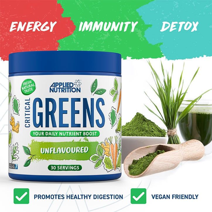 Applied Nutrition Critical Greens Powder Lemon & Lime 150g - McGrocer