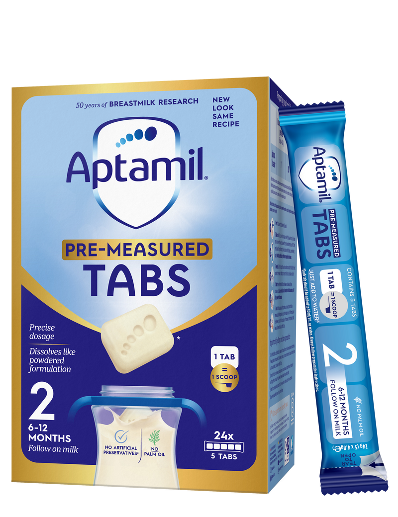 Aptamil Follow On Milk Tabs 24 Sachets - British product