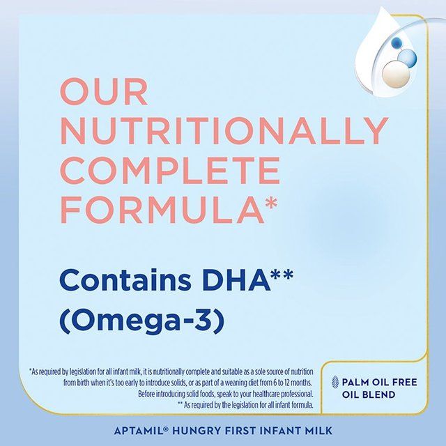 Aptamil Hungry First Baby Milk Formula Powder from Birth    800g - McGrocer