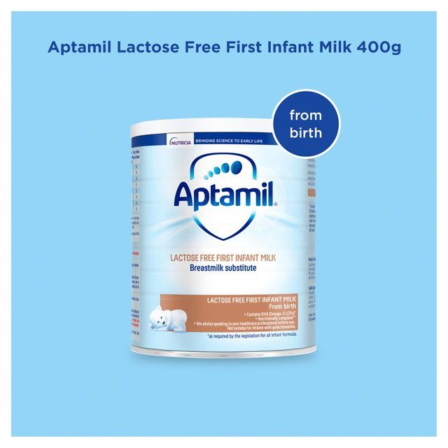 Aptamil Lactose Free First Infant Milk Powder From Birth   400g - McGrocer