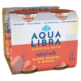 Aqua Libra Blood Orange & Mango Infused Sparkling Water   4 x 330ml - McGrocer