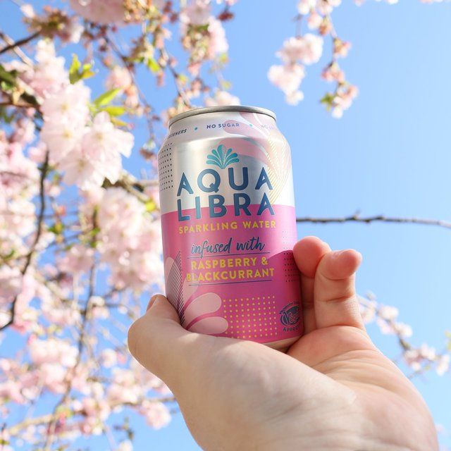 Aqua Libra Raspberry and Blackcurrant Infused Sparkling Water 330ml - McGrocer