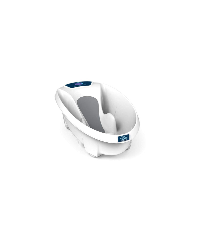 Aqua Scale V3 white baby bath with built-in scale, UK version