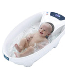 Aqua Scale V3 white baby bath with built-in scale, UK version
